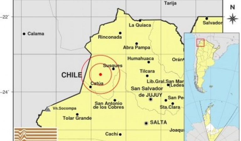 Un fuerte sismo en Jujuy se hizo sentir en Salta